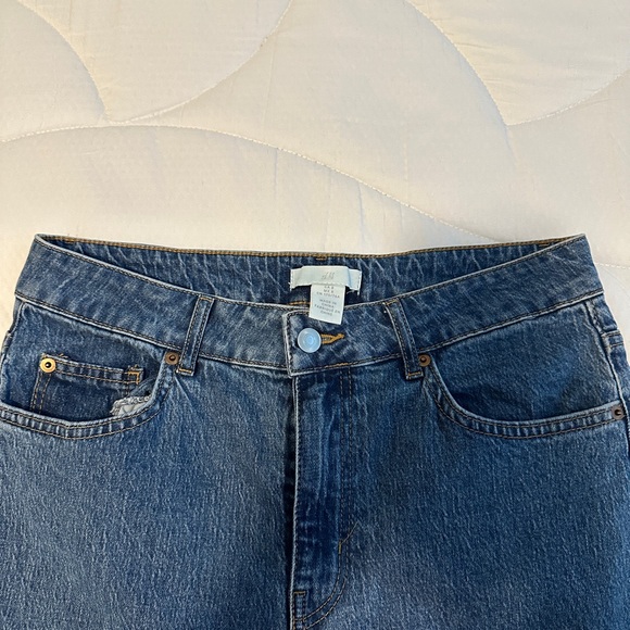 H&M Blue Straight Leg Jeans - Picture 3 of 4